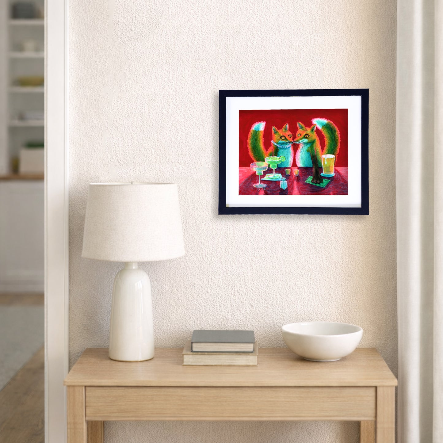 Foxes on a Date - 8x10 Print