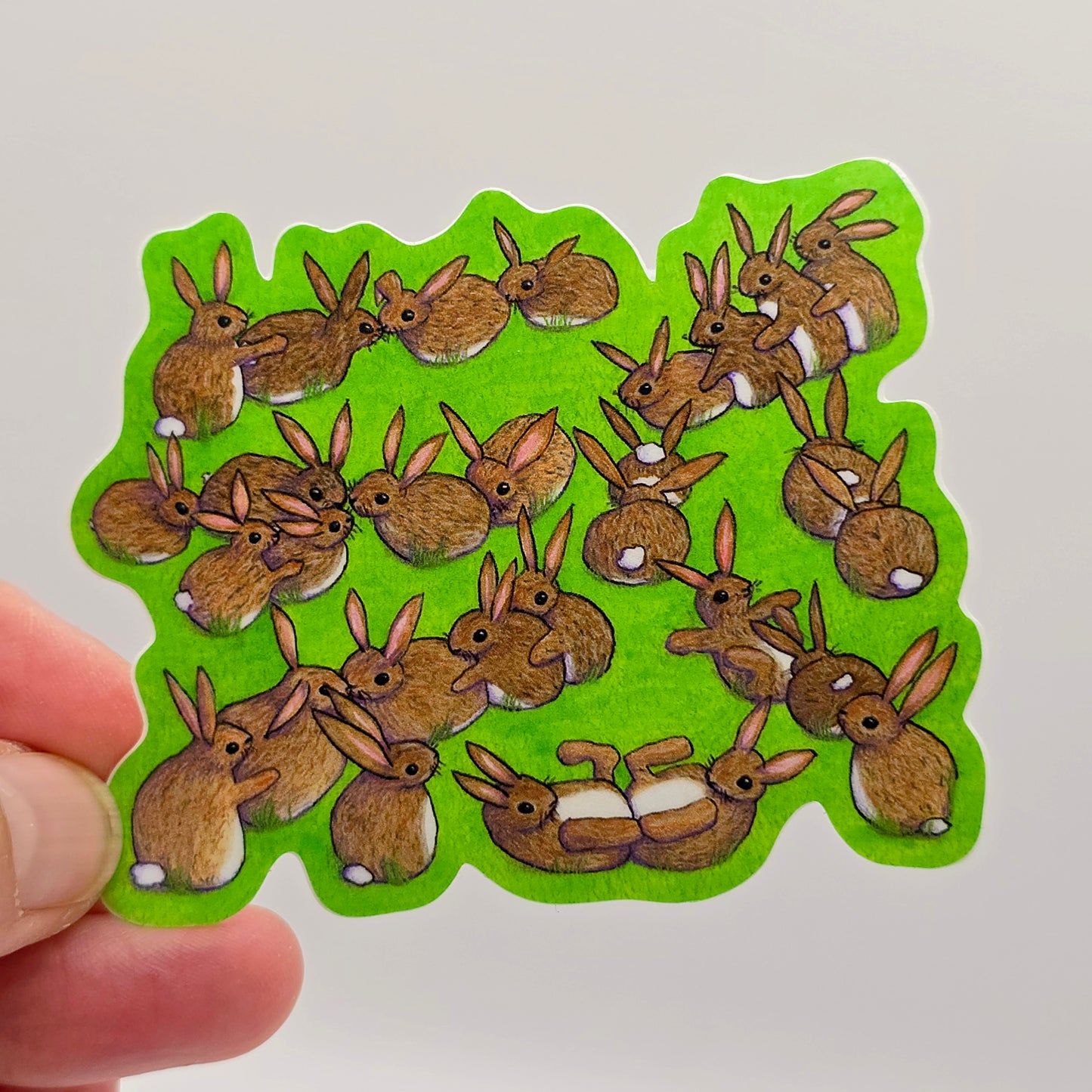 Bunny Orgy sticker