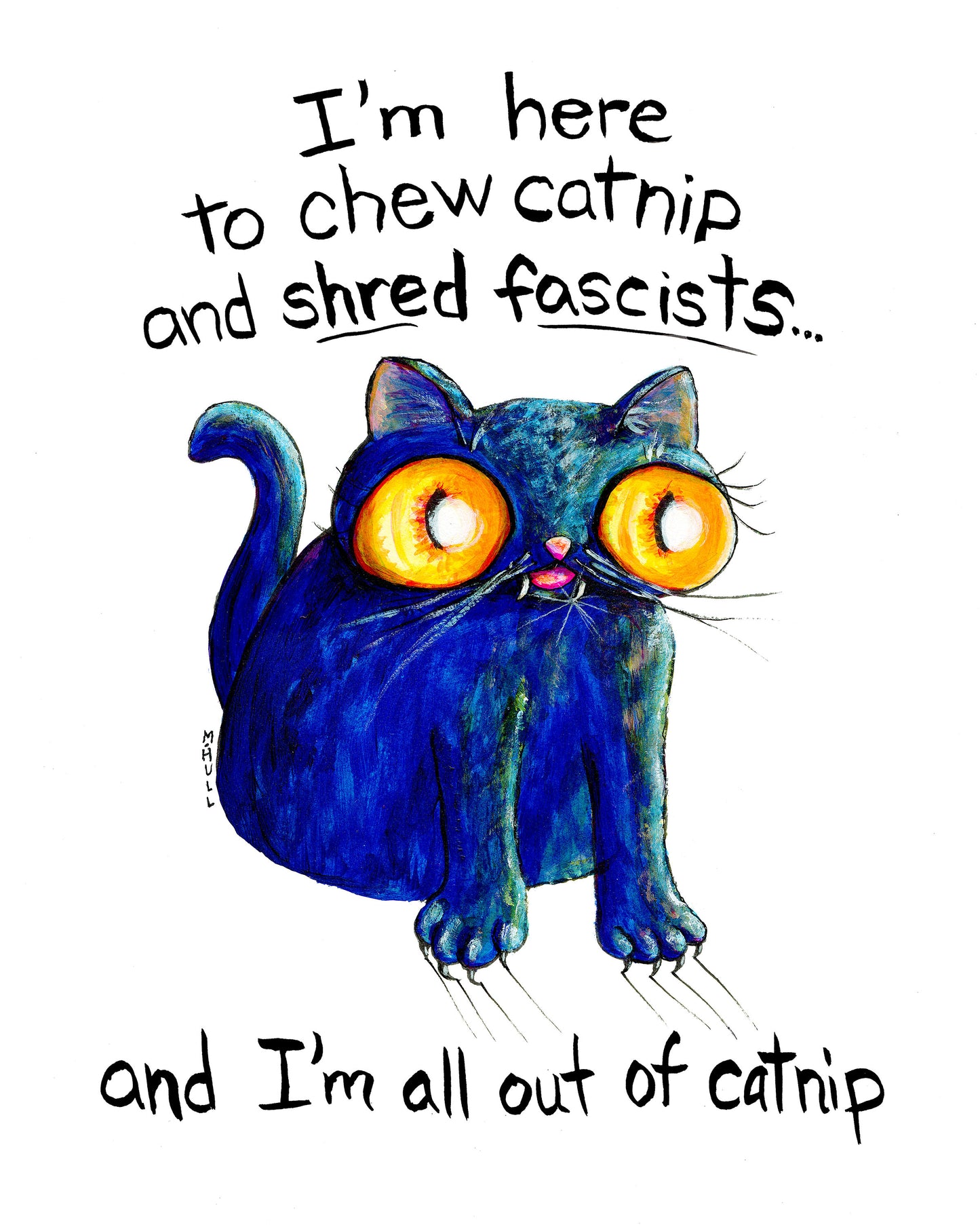 All of of Catnip - Greeting Card
