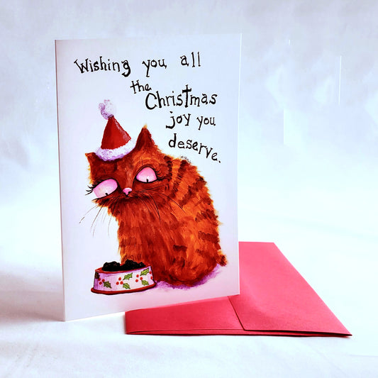 Christmas Joy You Deserve – Holiday Card | A6