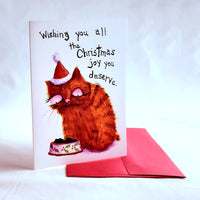 Christmas Joy You Deserve – Holiday Card | A6