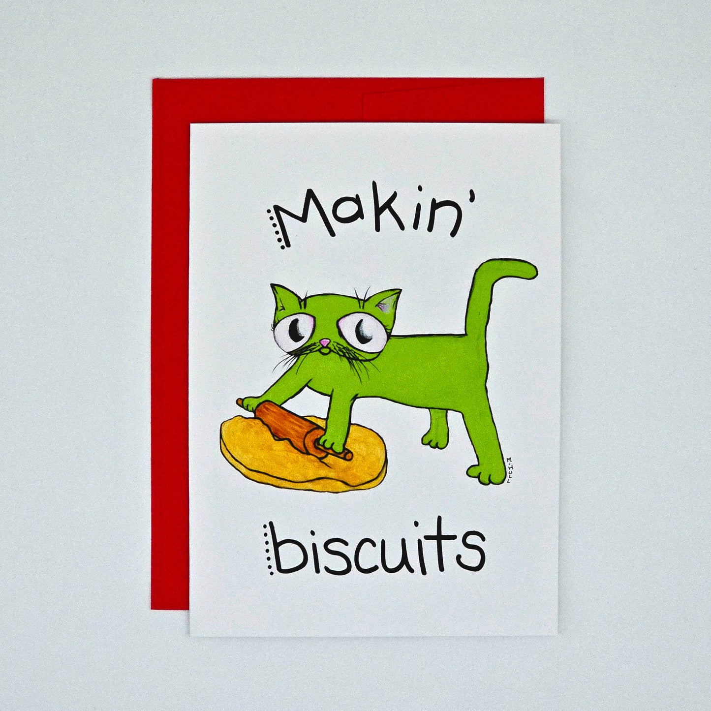 Makin' Biscuits – Greeting Card