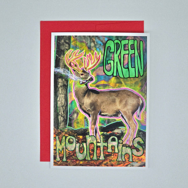 Green Mountains - Card