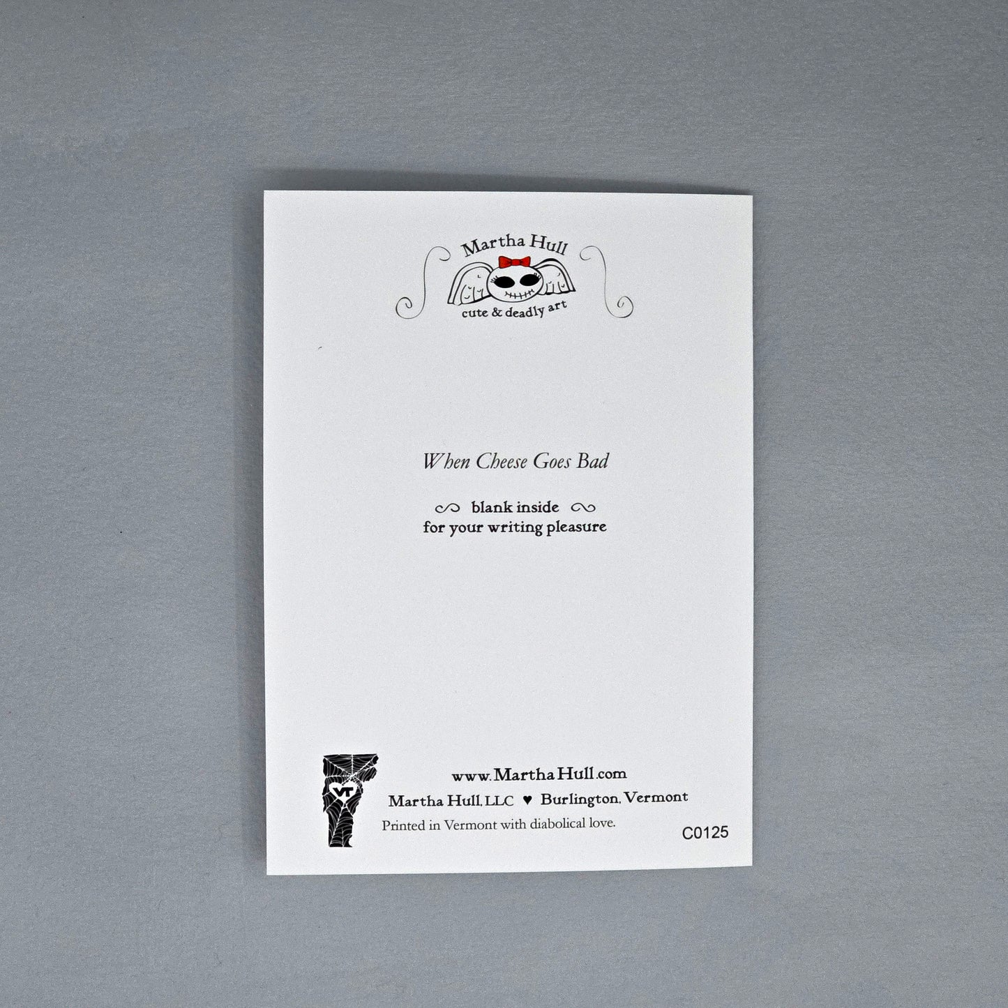 When Cheese Goes Bad – Greeting Card