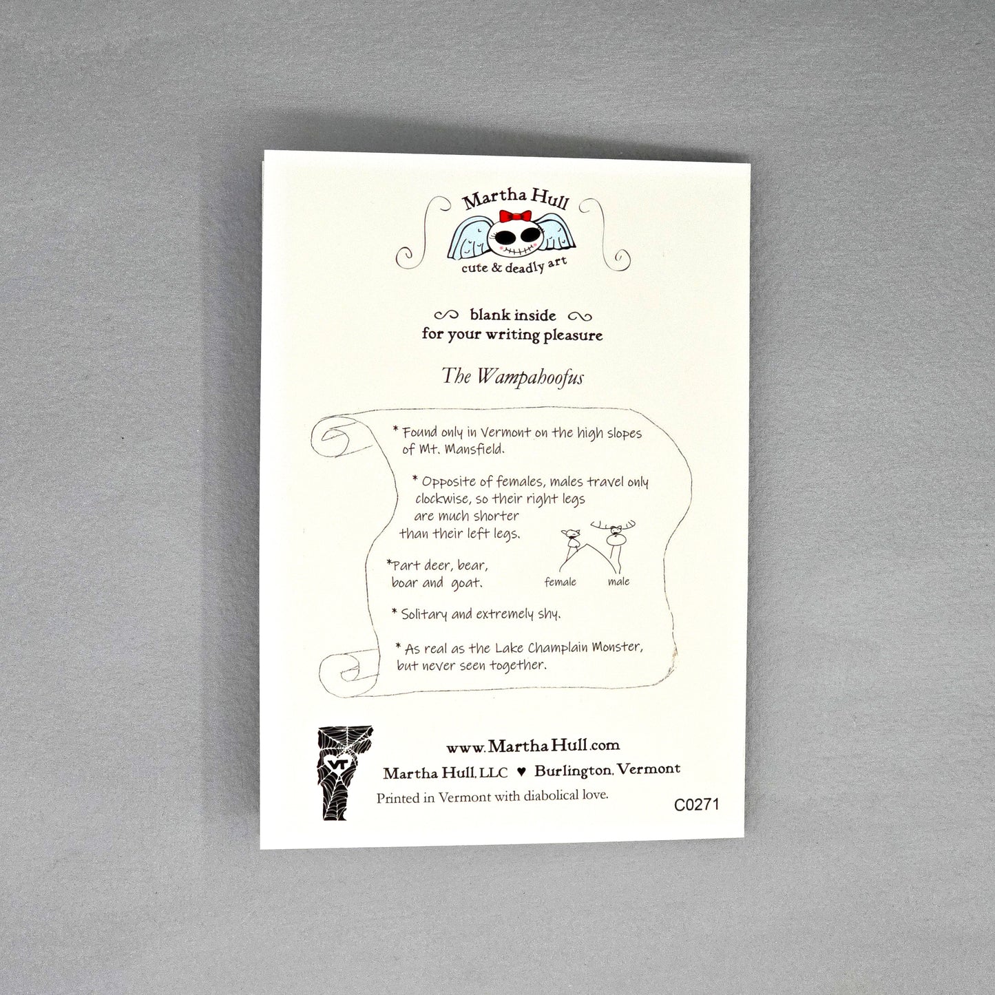 Wampahoofus - Greeting Card
