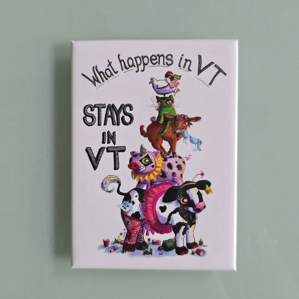 Stays in Vermont - magnet