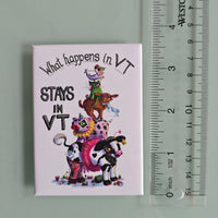 Stays in Vermont - magnet