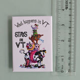 Stays in Vermont - magnet