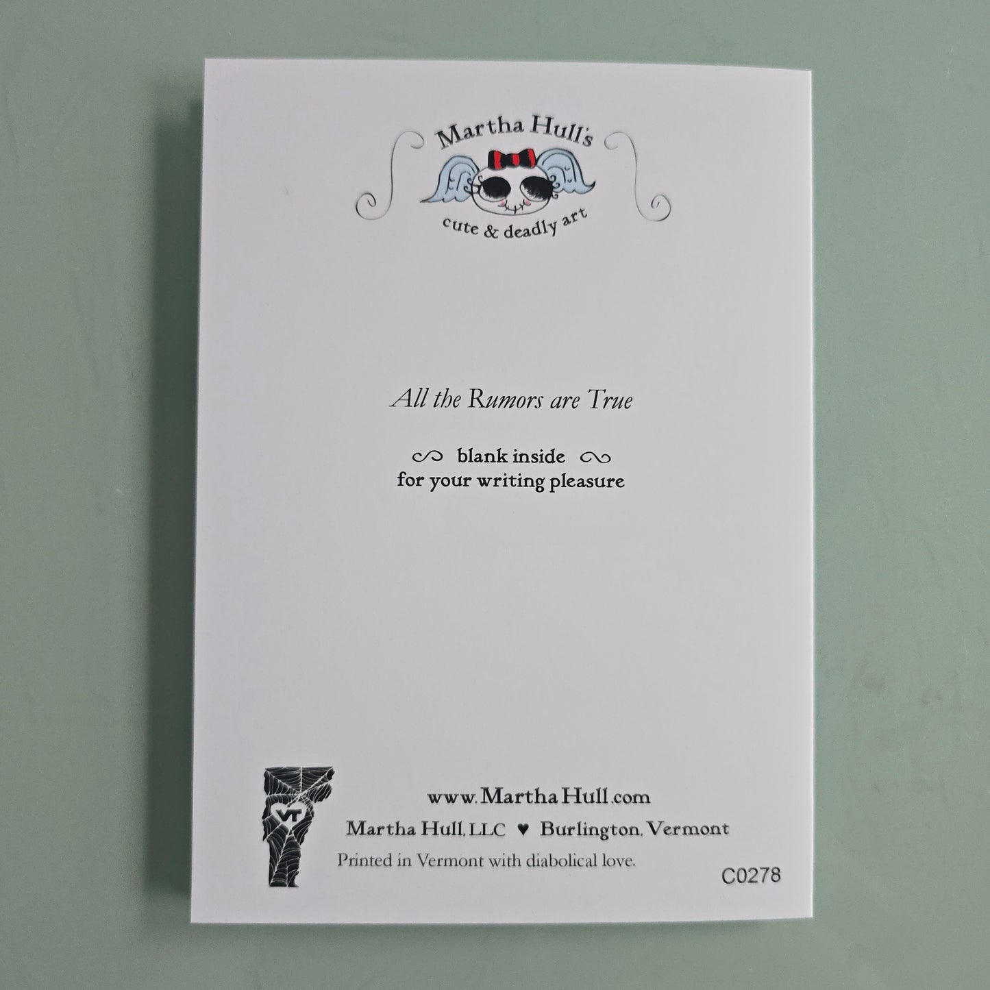 All the Rumors Are True – Greeting Card