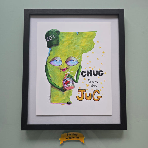 Chug from the Jug – Art Print | 8x10 & 11x14