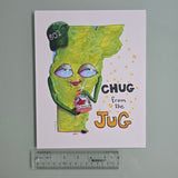 Chug from the Jug – Art Print | 8x10 & 11x14