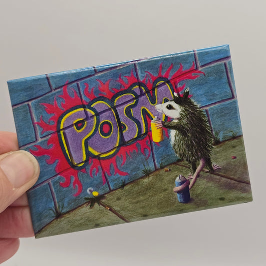 POSM – Graffiti Opossum Magnet