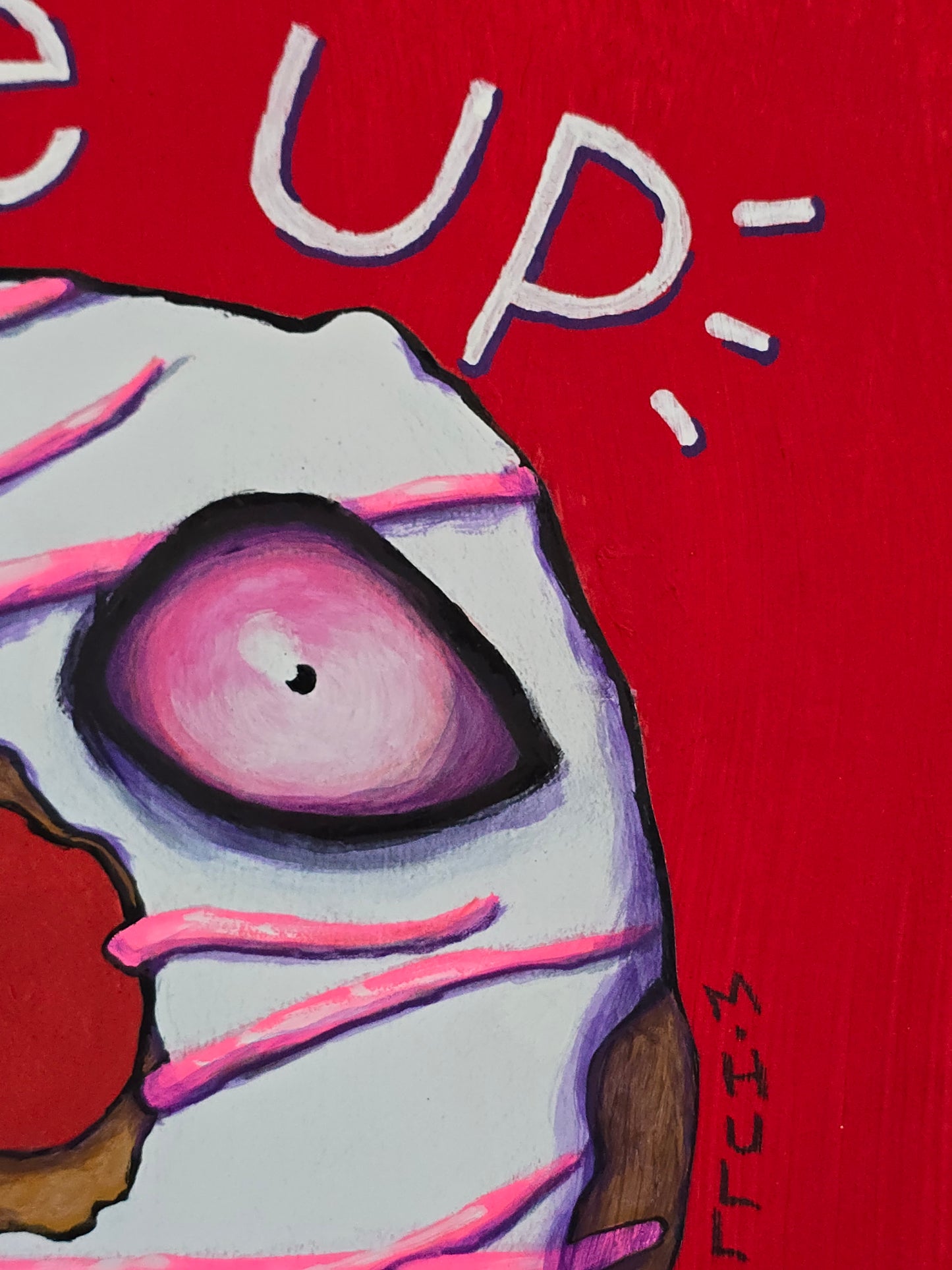 Wake up and Smell the Coffee - Original Artwork