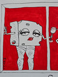 Red Light District - When Cheese Goes Bad - Original Artwork