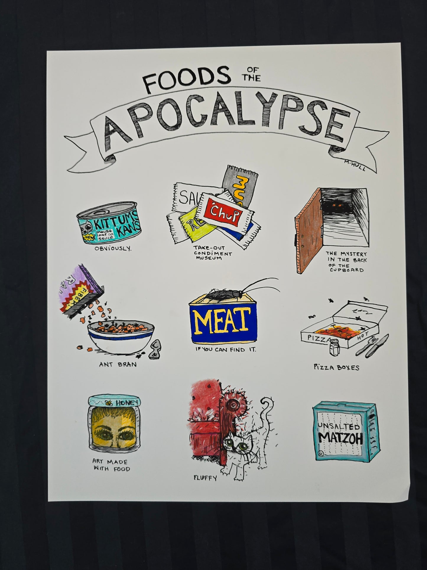 Foods of the Apocalypse - Twp OOAK Artworks