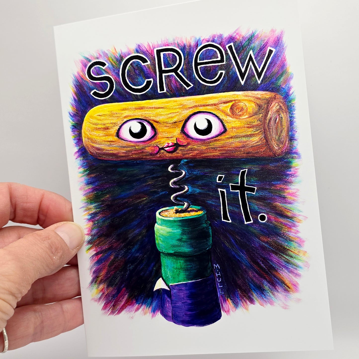 Screw It – Greeting Card
