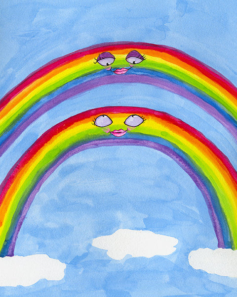 Double Rainbow Pride Love