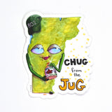 Chug from the Jug - Sticker