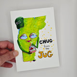 Chug from the Jug - VT Greeting Card