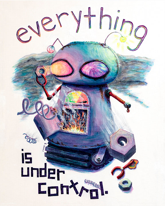 Everything is Under Control - Greeting Card