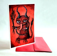 Krampus Knows - Card