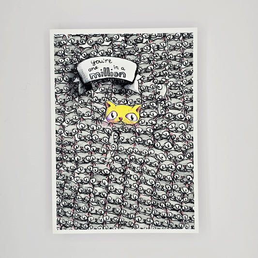 One in a Million - Greeting Card