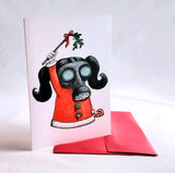 Mistletoe Girl - holiday card