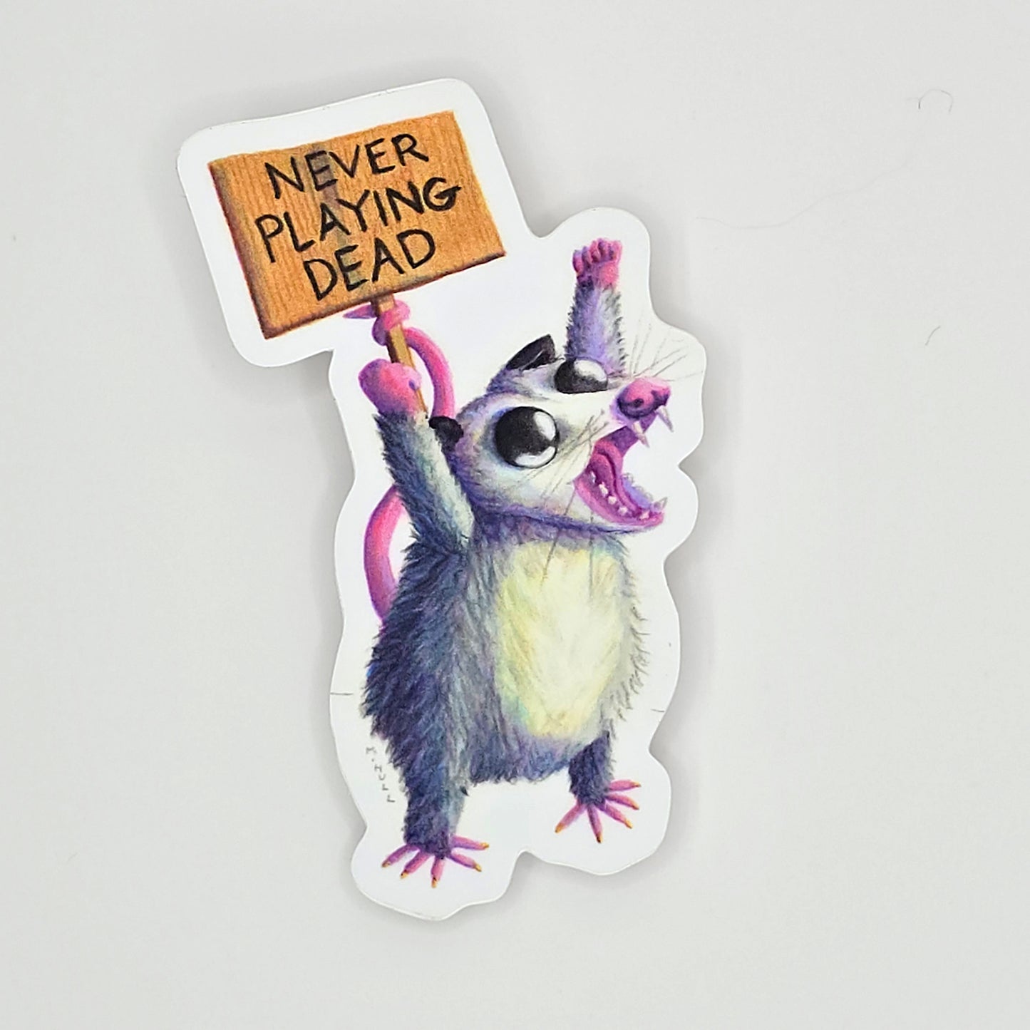 Never Playing Dead - Sticker