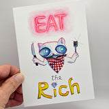 Eat the Rich - Greeting Card