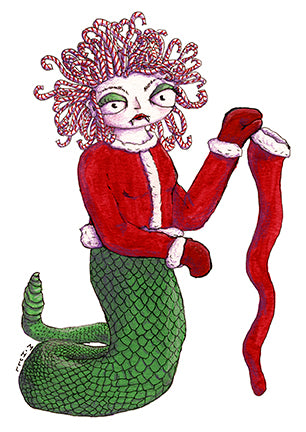 Candy Cane Medusa