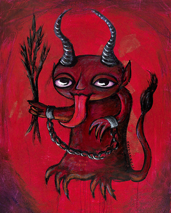 Krampus Knows - Holiday Card