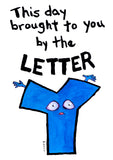 Letter Y – Greeting Card | A6