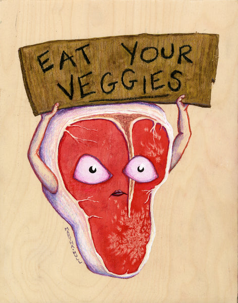 Eat Your Veggies, T-Bone Steak
